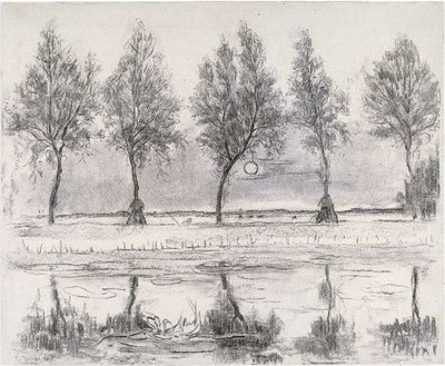 Trees by the Gein by Piet Mondrian
